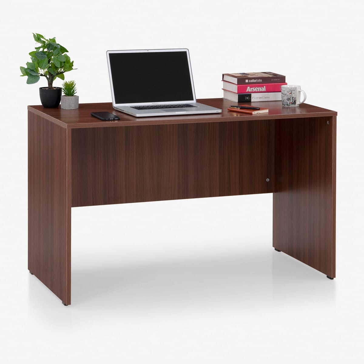 Pixel Compact Desk - 4 Ft (Planked Walnut)
